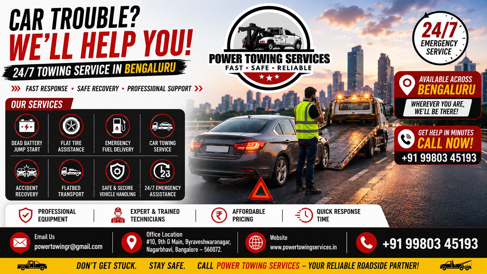 The Ultimate Guide to Emergency Roadside Assistance & Towing in Bengaluru